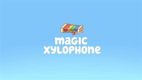 Magical xylophone blue